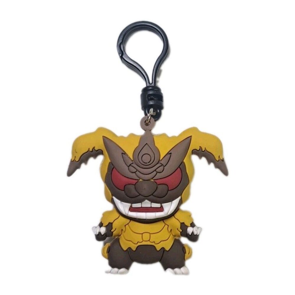King Caesar Godzilla 3D Figural Bag Clip Keychain Monogram Series 3 Toho 2.5"